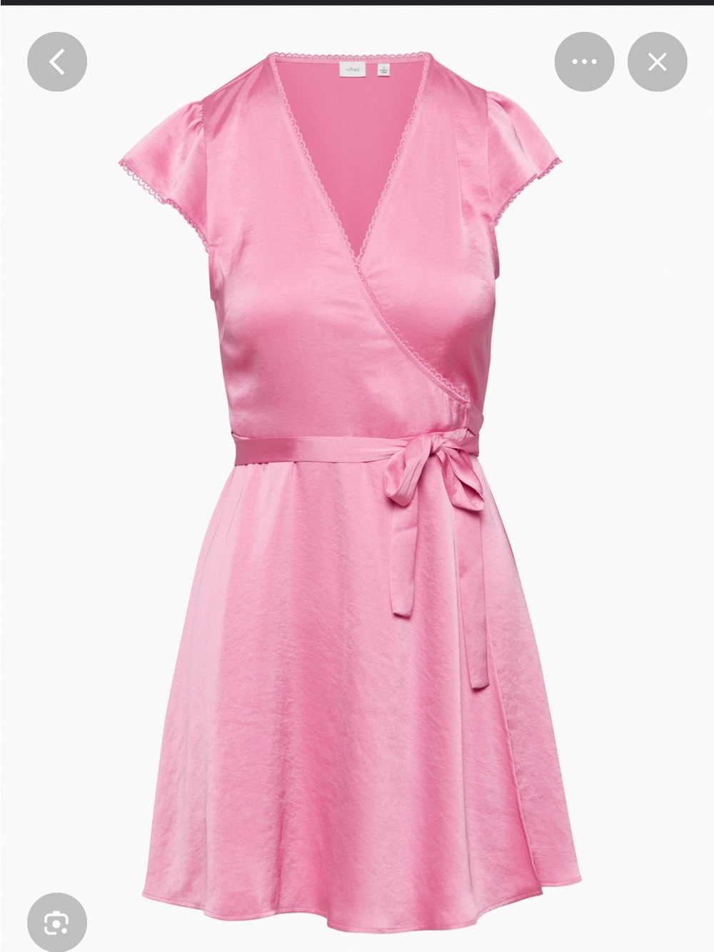 NWT Aritzia Wilfred Mademoiselle Dress Bubble Pink Small